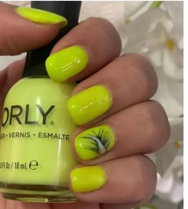 Vernis ORLY jaune fluo